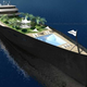 Illustration for article titled Gigayacht Actually More Like a Freaking Personal Floating Island